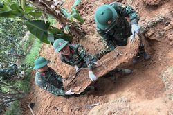 Phát hiện, quy tập thêm 20 hài cốt liệt sĩ ở Quảng Trị