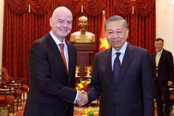 Tổng Bí thư, Chủ tịch nước Tô Lâm tiếp Chủ tịch FIFA Gianni Infantino