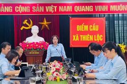 HĐND xã Thiên Lộc: Giám sát có trọng tâm, sát tình hình cơ sở