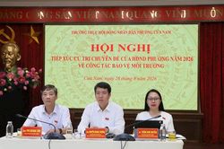 Phường Cửa Nam tiếp x&uacute;c cử tri chuy&ecirc;n đề về c&ocirc;ng t&aacute;c bảo vệ m&ocirc;i trường