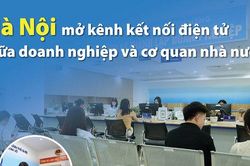 Hà Nội mở kênh kết nối điện tử giữa doanh nghiệp và cơ quan nhà nước