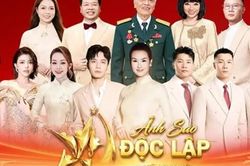 NSƯT Đăng Dương, Cẩm Vân và Võ Hạ Trâm biểu diễn tại chương trình 'Sao độc lập 2026'