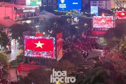 Người d&acirc;n TP.HCM phủ k&iacute;n c&aacute;c tuyến đường khi ĐT Việt Nam v&ocirc; địch ASEAN Cup 2026