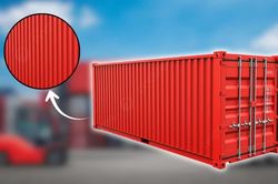 Vì sao bề mặt các thùng hàng container thường có 'gợn sóng', tác dụng ra sao?