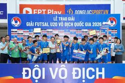 Xác định nhà vô địch Giải Futsal U20 quốc gia 2026