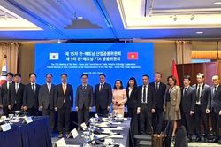 Việt Nam-H&agrave;n Quốc th&uacute;c đẩy hợp t&aacute;c thương mại, c&ocirc;ng nghiệp v&agrave; năng lượng