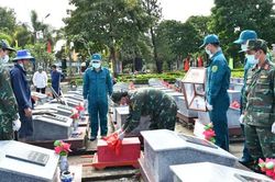 Lấy mẫu hài cốt của 643 mộ liệt sĩ chưa xác định được thông tin ở Hòn Đất