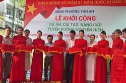 Khởi công hai dự án hạ tầng và giáo dục trọng điểm hơn 72 tỷ đồng