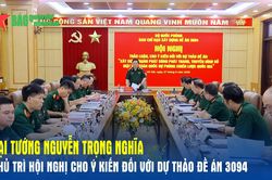 Đại tướng Nguyễn Trọng Nghĩa chủ tr&igrave; hội nghị cho &yacute; kiến đối với dự thảo Đề &aacute;n 3094