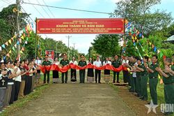 Đoàn Kinh tế - Quốc phòng 716 (Binh đoàn 15): Chăm lo an sinh, an cư cho nhân dân xã Ia Đal, tỉnh Quảng Ngãi