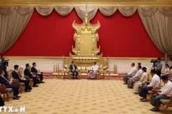 Ủy vi&ecirc;n Bộ Ch&iacute;nh trị, Bộ trưởng Ngoại giao L&ecirc; Ho&agrave;i Trung hội kiến Tổng thống Min Aung Hlaing, khơi th&ocirc;ng hợp t&aacute;c Việt Nam-Myanmar