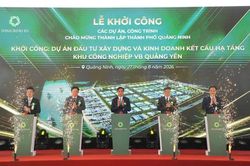 Quảng Ninh: Khởi công Khu công nghiệp VB Quảng Yên quy mô gần 408 ha, vốn 3.740 tỷ đồng