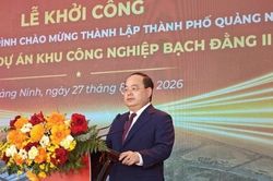 Quảng Ninh đồng loạt khởi c&ocirc;ng, kh&aacute;nh th&agrave;nh 25 dự &aacute;n trọng điểm, tổng vốn hơn 46.800 tỷ đồng