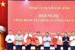 Ban B&iacute; thư chỉ định ba nh&acirc;n sự tại Tuy&ecirc;n Quang