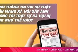 [Motion graphic] Đăng tin sai sự thật ảnh hưởng tới trật tự xã hội bị phạt thế nào?