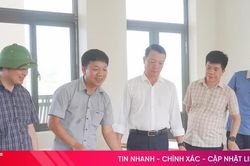 Chủ tịch UBND tỉnh kiểm tra c&aacute;c điều kiện vận h&agrave;nh Trường Phổ th&ocirc;ng nội tr&uacute; li&ecirc;n cấp TH&THCS Sơn Kim 1
