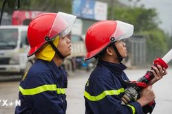 Diễn tập cứu hỏa tại trung t&acirc;m mua sắm lớn