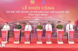Cao Bằng khởi công xây dựng Cơ sở giáo dục trẻ khuyết tật 110 tỷ đồng