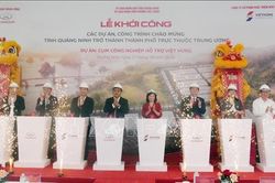 Quảng Ninh đồng loạt khởi công, khánh thành 25 dự án trọng điểm