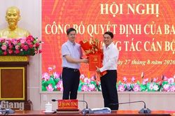 Đồng chí Lê Trung Hồ tham gia Ban Thường vụ Tỉnh ủy An Giang