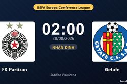 Nhận định FK Partizan vs Getafe: Thắng để đi tiếp