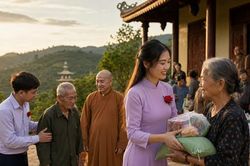 Mùa Vu Lan: Chữ hiếu lan tỏa từ mái chùa đến cộng đồng