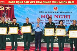 Gia Lai tổng kết 5 năm phong tr&agrave;o thi đua &ldquo;Cựu chiến binh gi&uacute;p nhau giảm ngh&egrave;o, l&agrave;m kinh tế giỏi&rdquo;