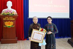Đảng ủy xã Ninh Phước trao Huy hiệu Đảng cho 38 đảng viên