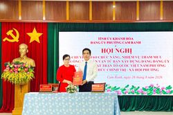 Đảng ủy phường Cam Ranh tổ chức chuyển giao chức năng, nhiệm vụ tham mưu công tác dân vận