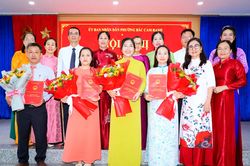 Phường Bắc Cam Ranh c&ocirc;ng bố c&aacute;c quyết định điều động, bổ nhiệm c&aacute;n bộ