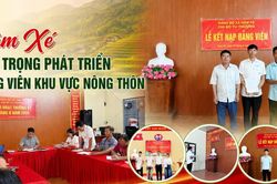 Nậm Xé chú trọng phát triển đảng viên khu vực nông thôn