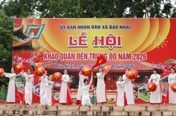 Tưng bừng Lễ hội Khao Qu&acirc;n đền Trung Đ&ocirc; năm 2026