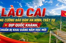 Lào Cai tăng cường bảo đảm an ninh, trật tự dịp Quốc khánh, chuẩn bị khai giảng năm học mới