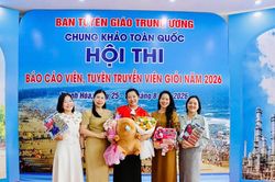 Lâm Đồng đoạt giải Nhì Chung khảo toàn quốc Hội thi Báo cáo viên, tuyên truyền viên giỏi năm 2026