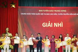 L&acirc;m Đồng đoạt giải Nh&igrave; Chung khảo to&agrave;n quốc Hội thi B&aacute;o c&aacute;o vi&ecirc;n, tuy&ecirc;n truyền vi&ecirc;n giỏi năm 2026