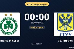 Nhận định Omonia Nicosia vs St. Truiden: Cặp đấu hai lượt đi-về