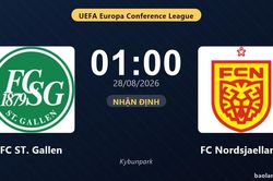 Nhận định FC ST. Gallen vs FC Nordsjaelland: Thắng để đi tiếp