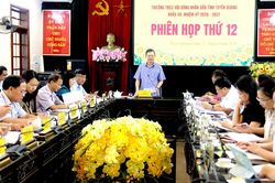 Thường trực HĐND tỉnh xem xét cho ý kiến nội dung liên quan đến Kỳ họp thứ năm HĐND tỉnh