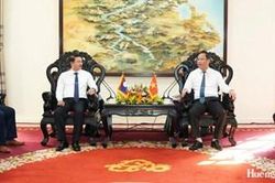 Thành phố Huế tăng cường trao đổi kinh nghiệm với tỉnh Salavan