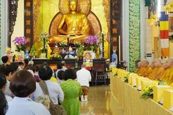 Trang nghiêm lễ Vu lan - Báo hiếu tại chùa Phật học Xá Lợi (TP.HCM)
