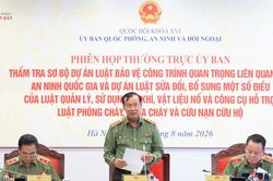 Thường trực Ủy ban Quốc ph&ograve;ng, An ninh v&agrave; Đối ngoại thẩm tra sơ bộ 2 dự &aacute;n Luật