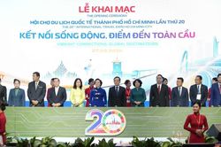 Khai mạc Hội chợ Du lịch quốc tế TP Hồ Ch&iacute; Minh lần thứ 20