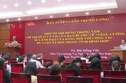 Cập nhật thông tin thời sự tới hệ thống Mặt trận thành phố