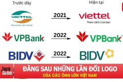 Đằng sau những lần đổi logo của các ông lớn Việt Nam