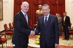 Tổng Bí thư, Chủ tịch nước đề nghị FIFA hỗ trợ Việt Nam đăng cai một số giải đấu