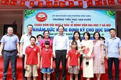 Phường Vĩnh Hưng triển khai khám sức khỏe miễn phí cho học sinh các cấp