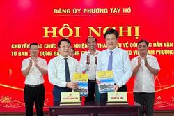 Phường T&acirc;y Hồ chuyển giao c&ocirc;ng t&aacute;c d&acirc;n vận, bảo đảm hoạt động kh&ocirc;ng gi&aacute;n đoạn