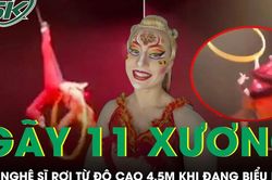 Đang diễn xiếc nữ nghệ sĩ rơi từ độ cao 4,5m gãy 11 xương