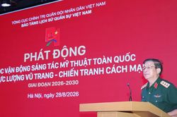 Phát động Cuộc vận động sáng tác mỹ thuật toàn quốc đề tài Lực lượng vũ trang - Chiến tranh cách mạng 2026-2030
