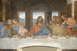 Leonardo da Vinci vẽ 'Bữa tiệc ly'